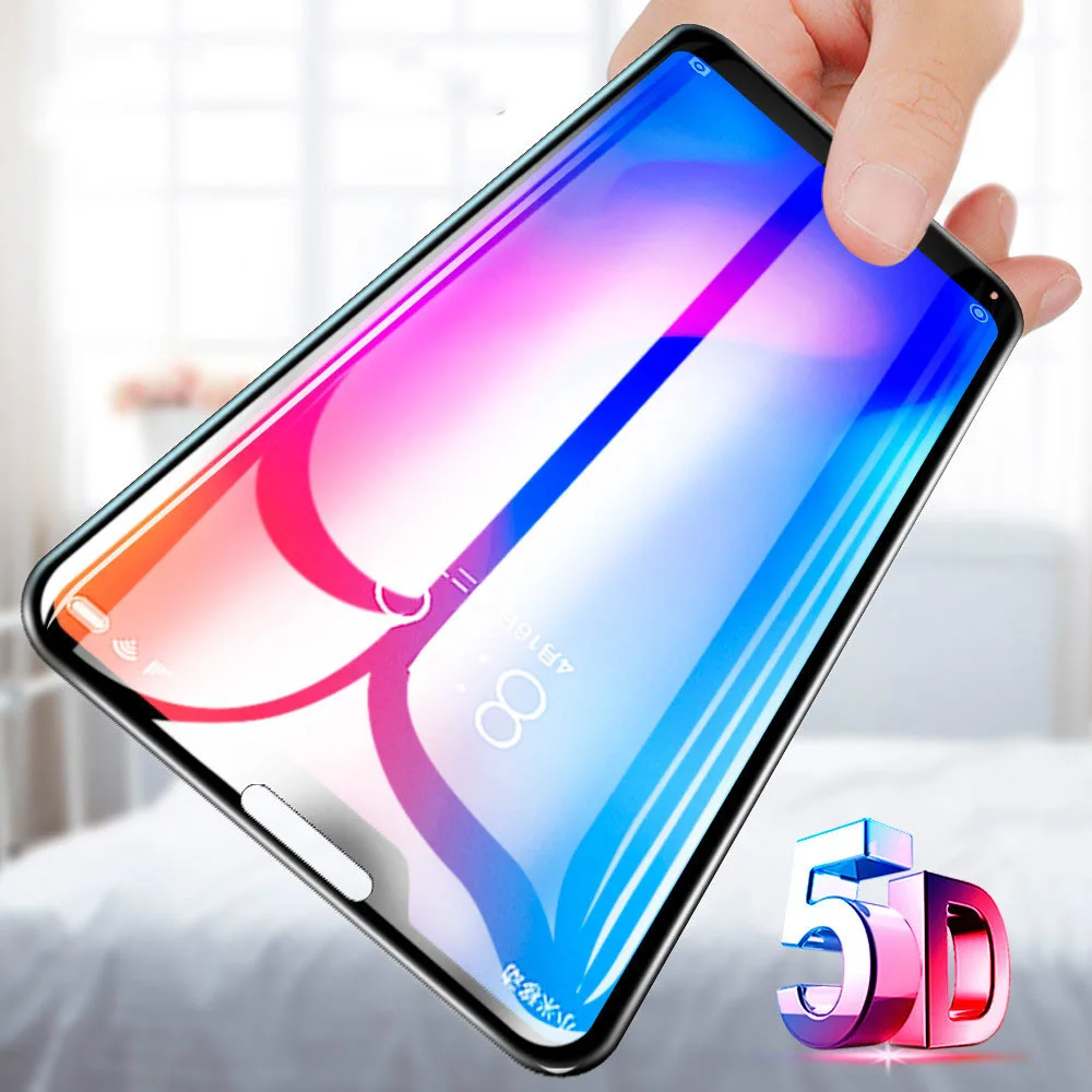 5D полное покрытие закаленное стекло для Xiaomi Redmi Note 5 6 7 Pro 4X Plus 6A 7A Защитная пленка