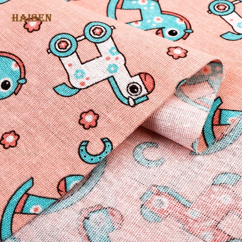 Искусственная кожа серия с маленькими деревянными лошадками для рукоделия