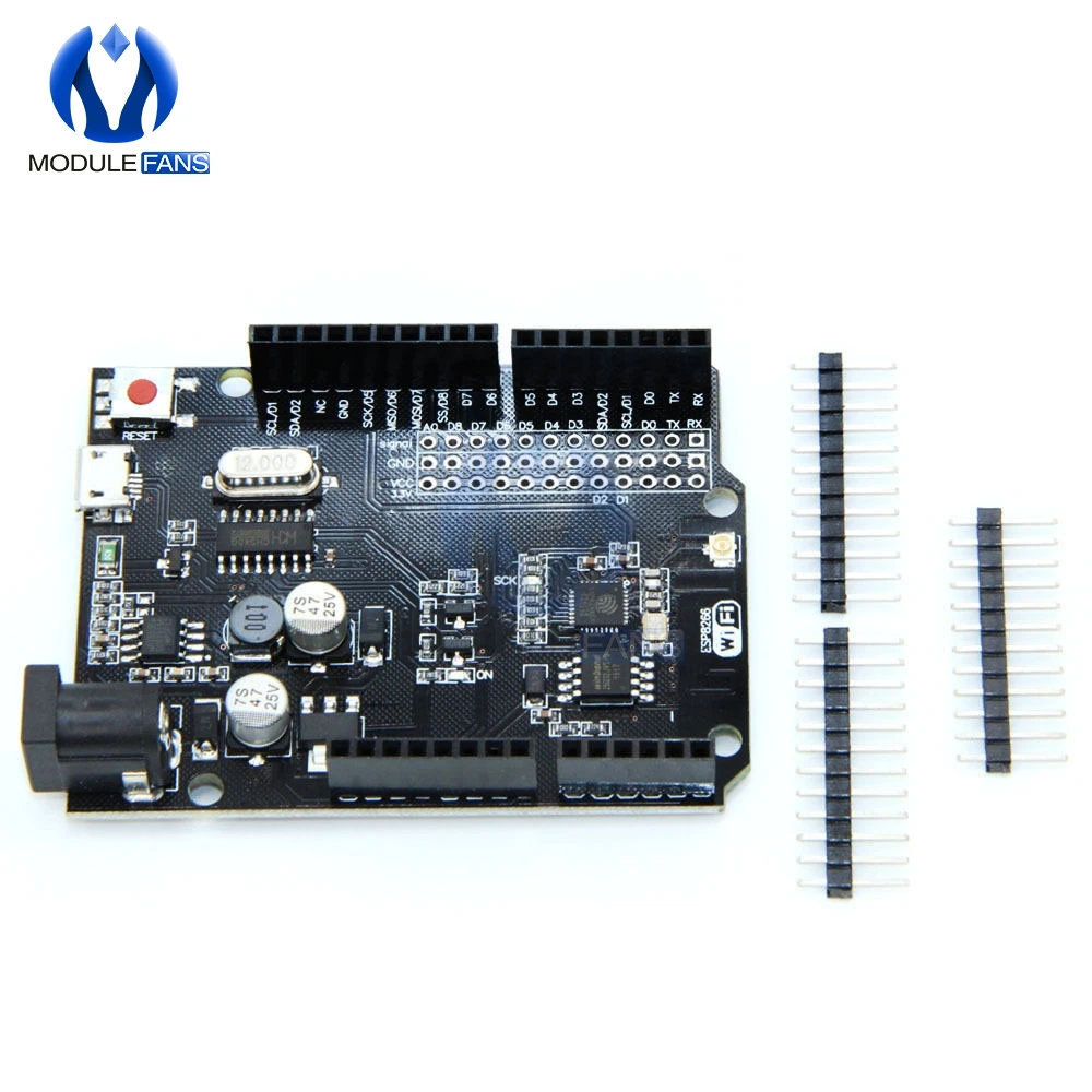 Плата расширения WeMos D1 R2 CH340 CH340G плата на основе Wi Fi ESP8266 для Arduino UNO R3 NodeMcu Micro