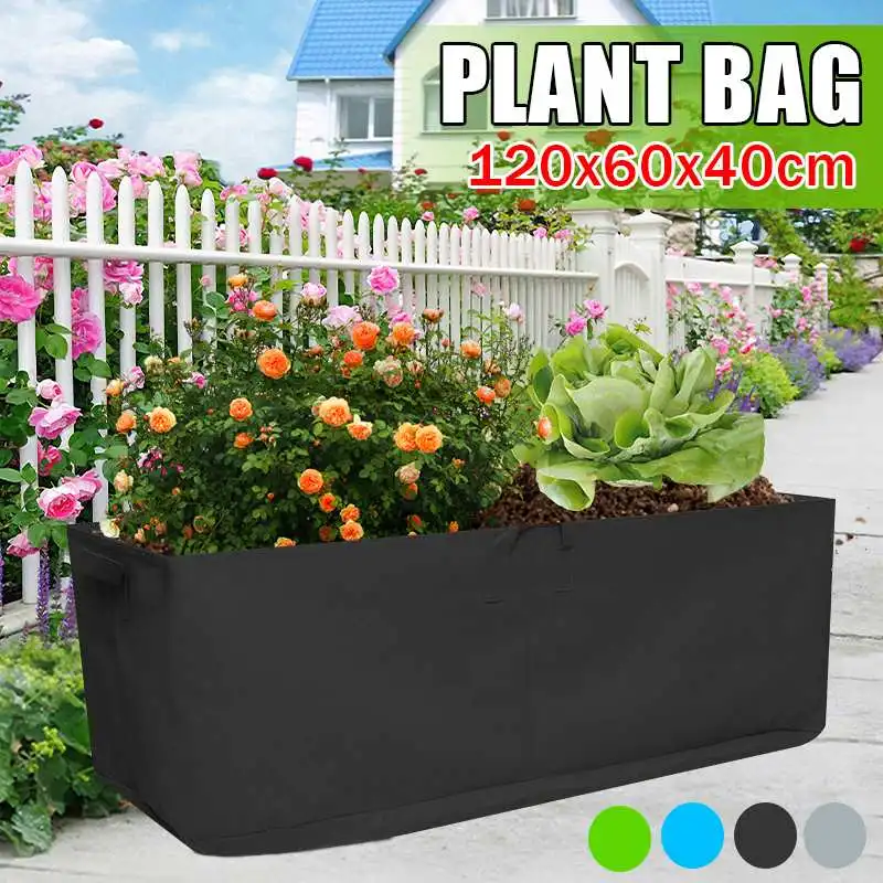 Фото Галлоновая Антикоррозийная сумка для выращивания растений 120x60x40 см садовая