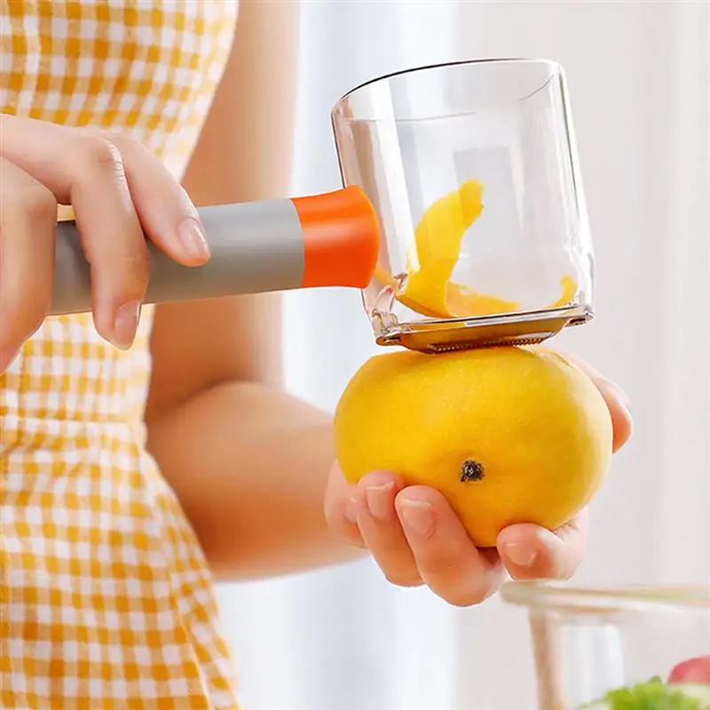 

Pelapatate In Acciaio Con Scatola Di Immagazzinaggio Buccia Di Frutta Per Verdure Da Cucina Per Utensili Da Cucina Per La Casa