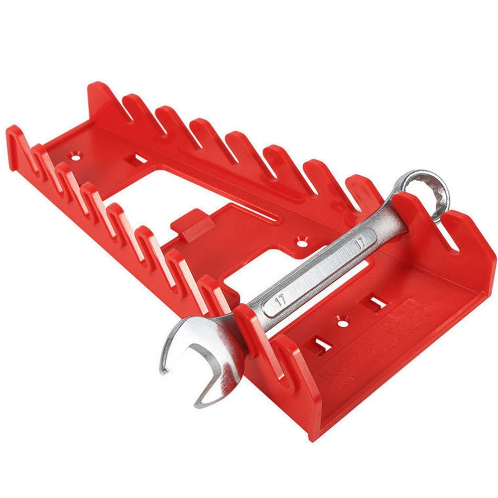 9 Слот Ключ Держатель Красный Пластиковый Гаечный Организатор Сортировщик Лоток