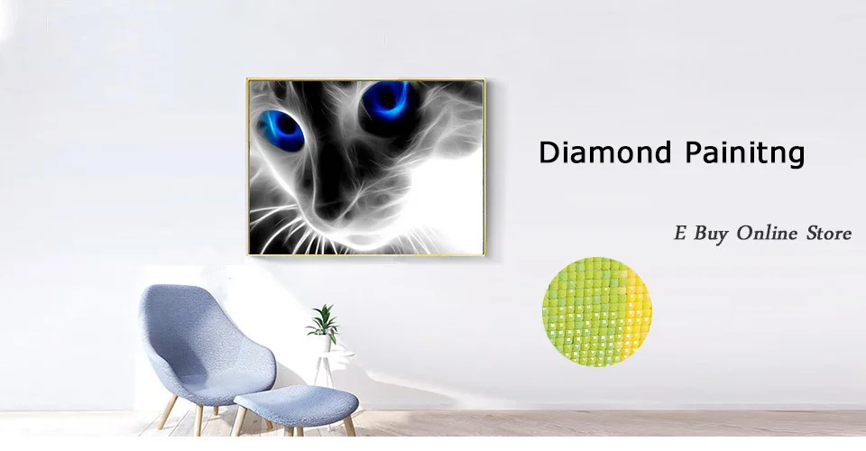 Алмазная вышивка huacan Cat Алмазная картина вышивка крестиком ручной работы наборы DIY Алмазная мозаика узоры Стразы подарки в виде животного