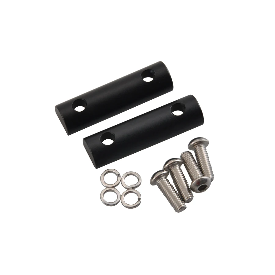 Черный Переднее управление широкая ножная колышка увеличитель расширитель