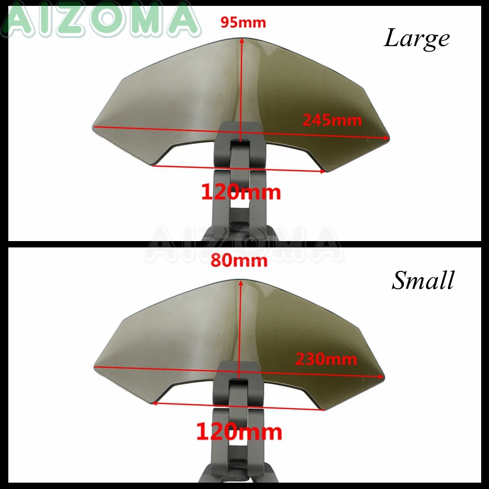 Универсальный Регулируемый спойлер на ветровое стекло для скутеров BMW R1200GS Ducati