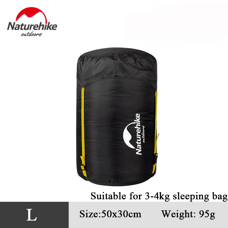 Large Naturehike спальный мешок компрессионный мешок портативный 300D Оксфорд водонепроницаемый износостойкий спальный мешок, мешок для вещей Кемпинг путешествия - Цвет: Large
