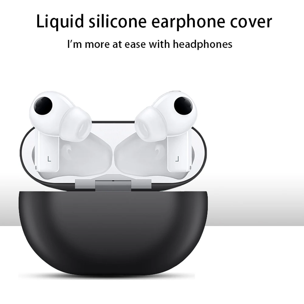 

Liquid Silicone Protective Case Cover for Huawei FreeBuds Pro Earphones Protector Shell for Huawei FreeBuds Pro