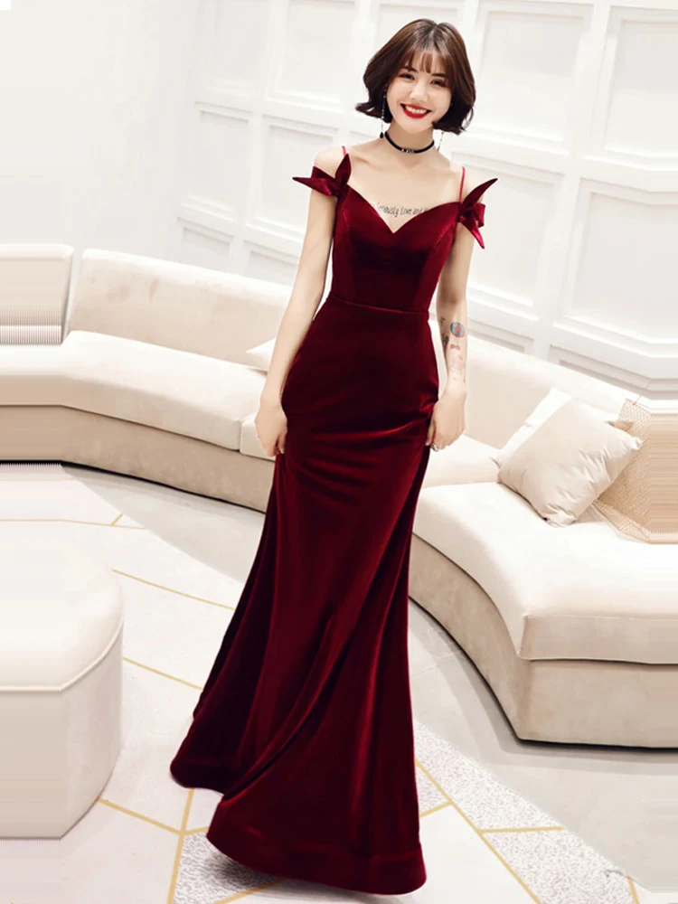 Вечернее платье без рукавов Robe De Soiree с открытой спиной Женские вечерние платья Большие размеры с открытыми плечами элегантные вечерние платья E743