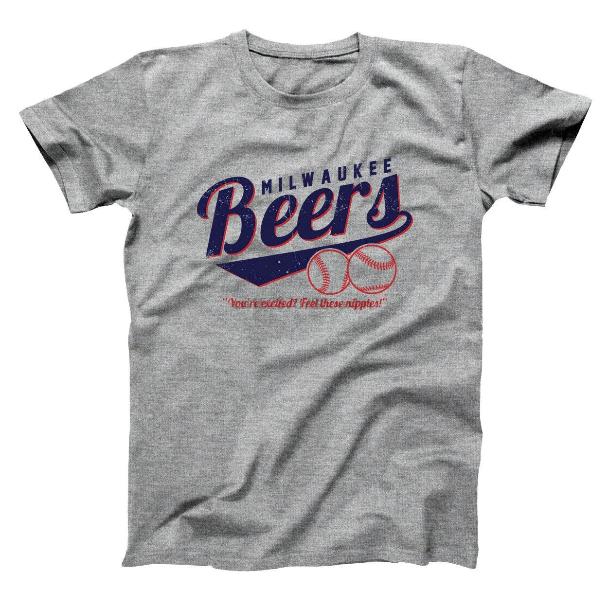 Milwaukee Beers смешной Юмор Baseketball костюм команда серая Базовая Мужская