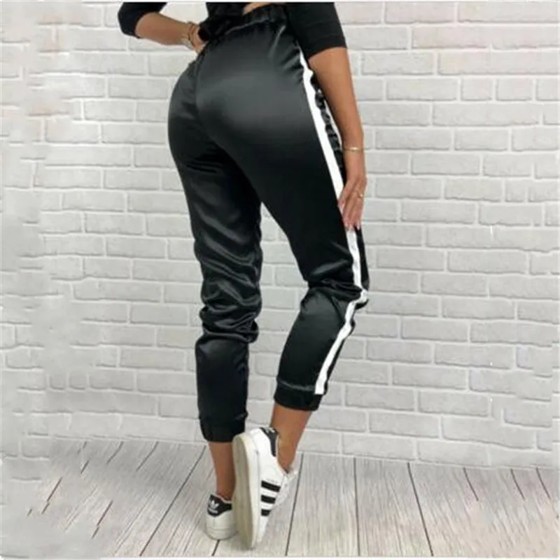 Женский осенне-весенний Тонкий девять штанов новые бинт эластичный с высокой