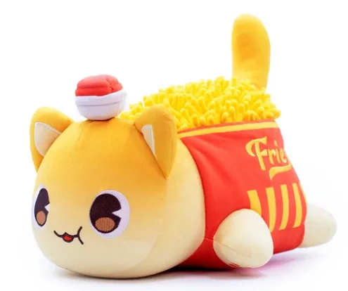 14 видов стилей Aphmau плюшевая игрушка кукла-Кокс картофель фри гамбургеры хлеб