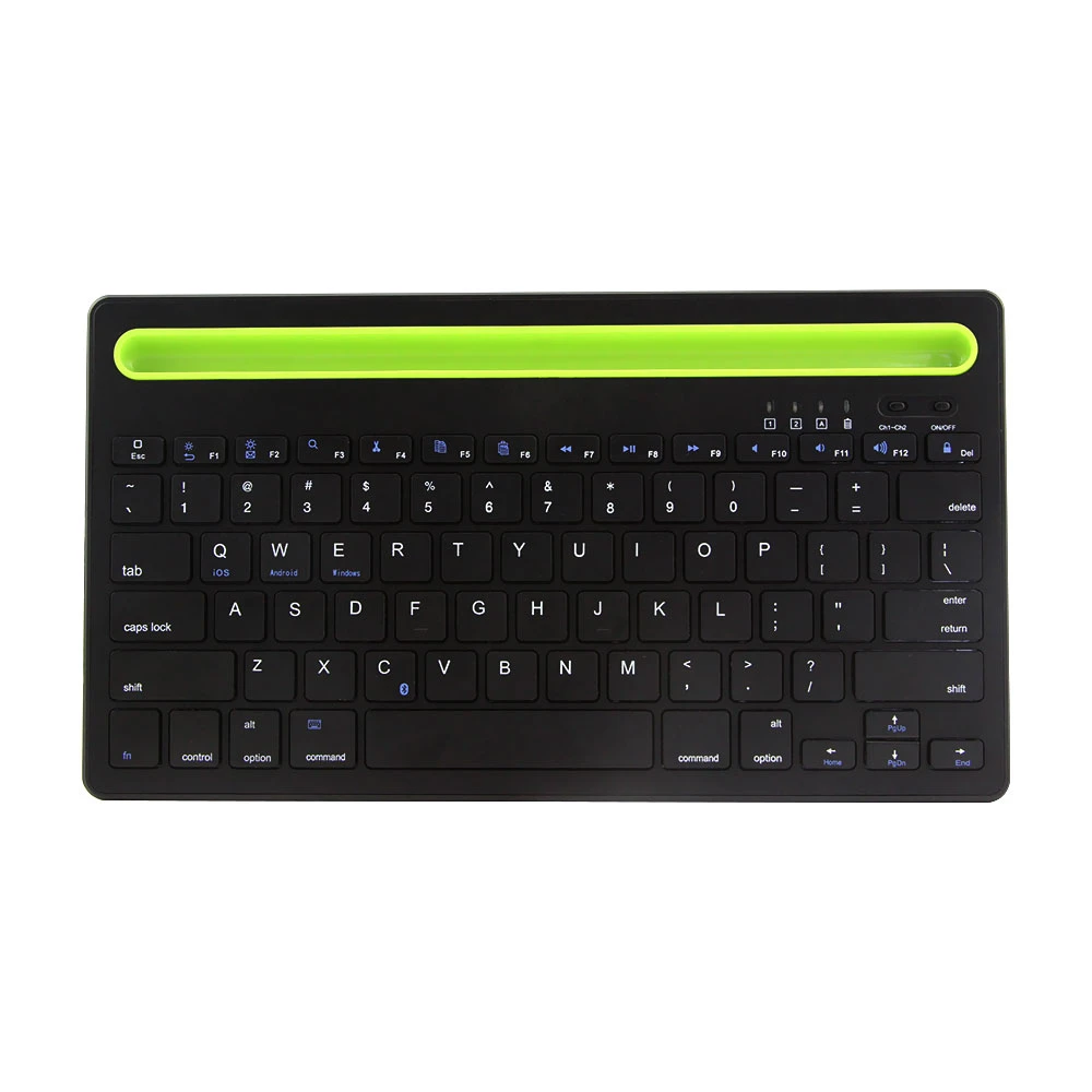 

78 Keys Portable Multifunction Keyboard Bluetooth Wireless Keypad Rechaegeable Ergonomic Keypad for PC Tablet iPad