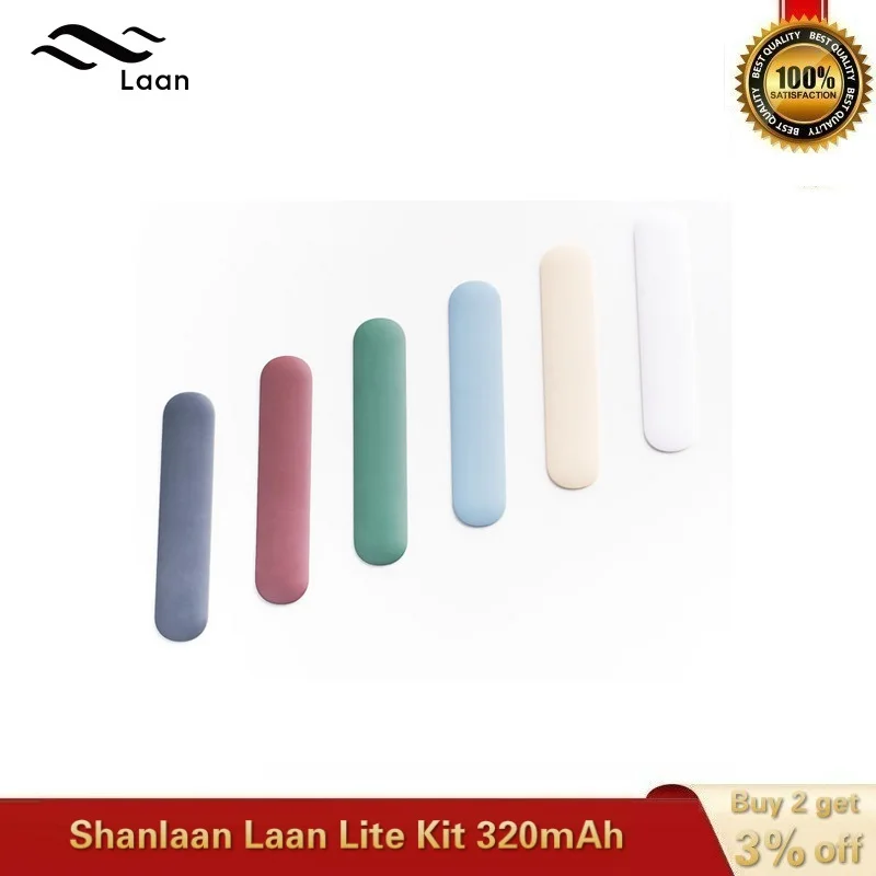 Электронные сигареты Shanlaan Laan Lite Kit 320 мАч батарея и 1 4 мл Pod 7 Вт все в одном курение