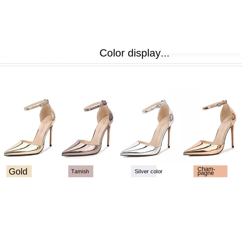 2021 New Professional French High Heels Women's Sexy Banquet Party Stiletto Plus Size Shoes 35-46 | Обувь