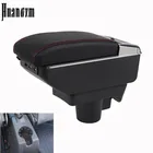 Подлокотник для Опель Астра, двухслойный, центральный автомобильный подлокотник для хранения, с USB-зарядкой, подстаканник, пепельница, аксессуары