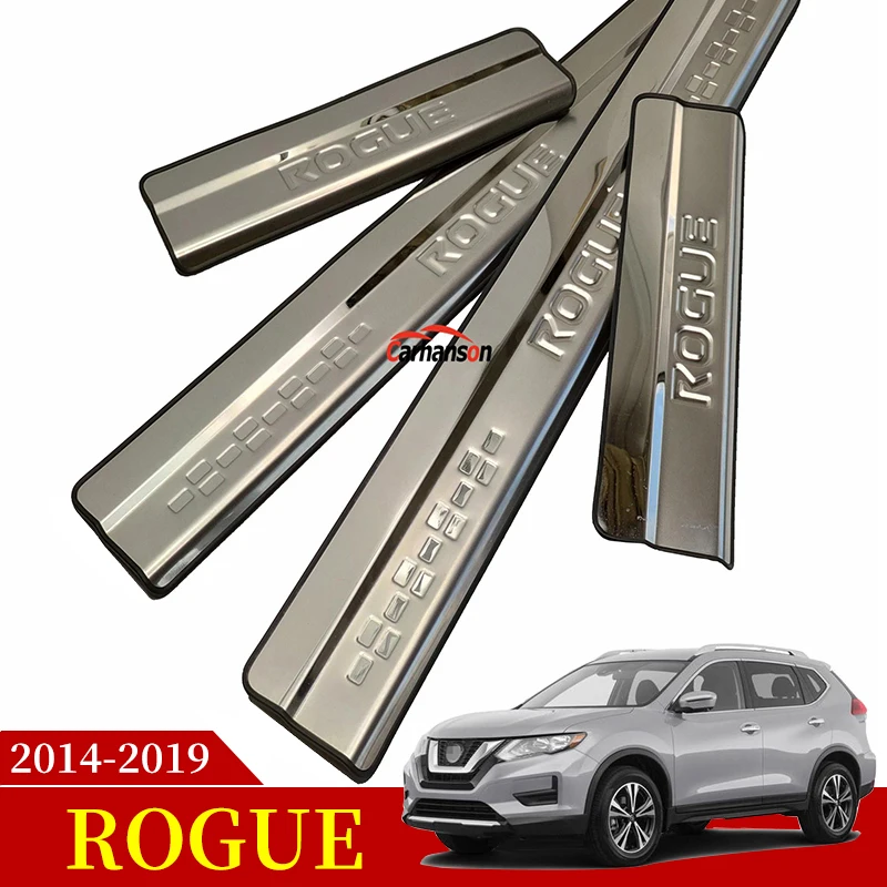 Автомобильный Стайлинг для Nissan Rogue 2014 2020 аксессуары Нержавеющая сталь двери