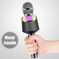 bluetooth compatible wireless microphone handheld karaoke usb mini home ktv for music speaker player singing recorder mic