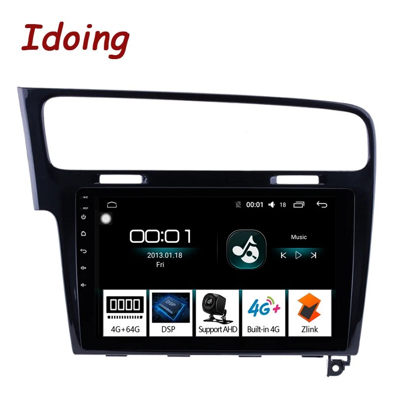 Idoing 1Din 10 2 дюймов Android автомобильный Радио gps мультимедийный плеер для VOLKSWAGEN Golf 7 2013