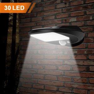 solar lights 30led waterproof solar motion sensor lights solar powered motion detector lights for garden fence patio driveway free global shipping