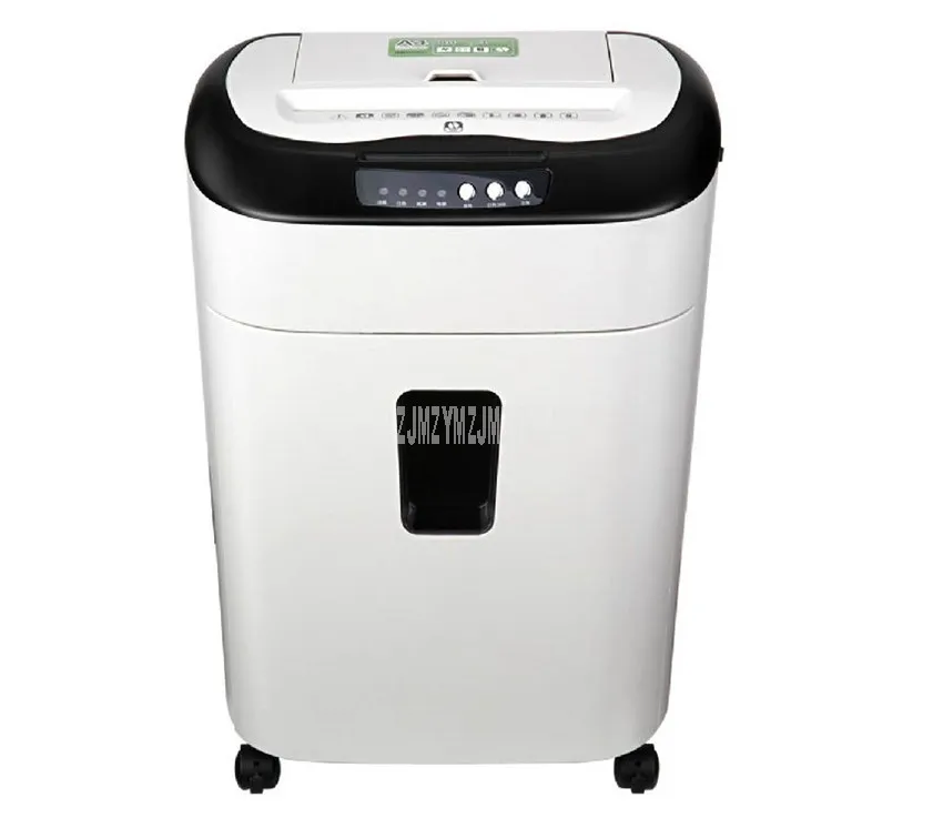19L A4 Size Office Automatic Electric Paper Shredder Shredding Effect 3x9mm No Noise Electric CD Card Paper Crush Shredder 9926