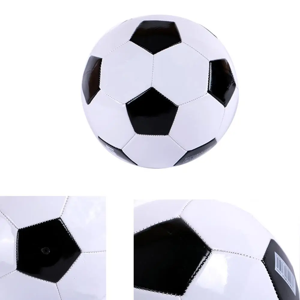 PVC Classic Black White Standard Soccer Ball Student Training Professional Match Football Size 3 4 5 | Спорт и развлечения