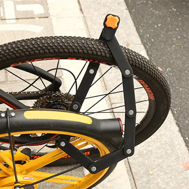 

Portable Bike Lock Bike Folding Password Lock Anti-Theft Bicycle Lock Dial Digital Code Combination Locks Portable Fixing Lock