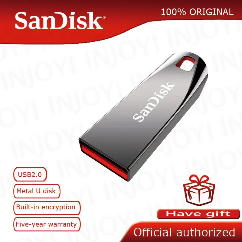 100% Оригинальный Sandisk CZ71 флеш диск USB 2 0 32 ГБ 16 8 мини флешки Гб Поддержка