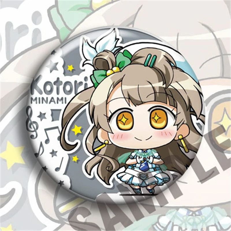 9 шт. Милая японская аниме любовь Live! Школа идол проект булавки Косплей брошь