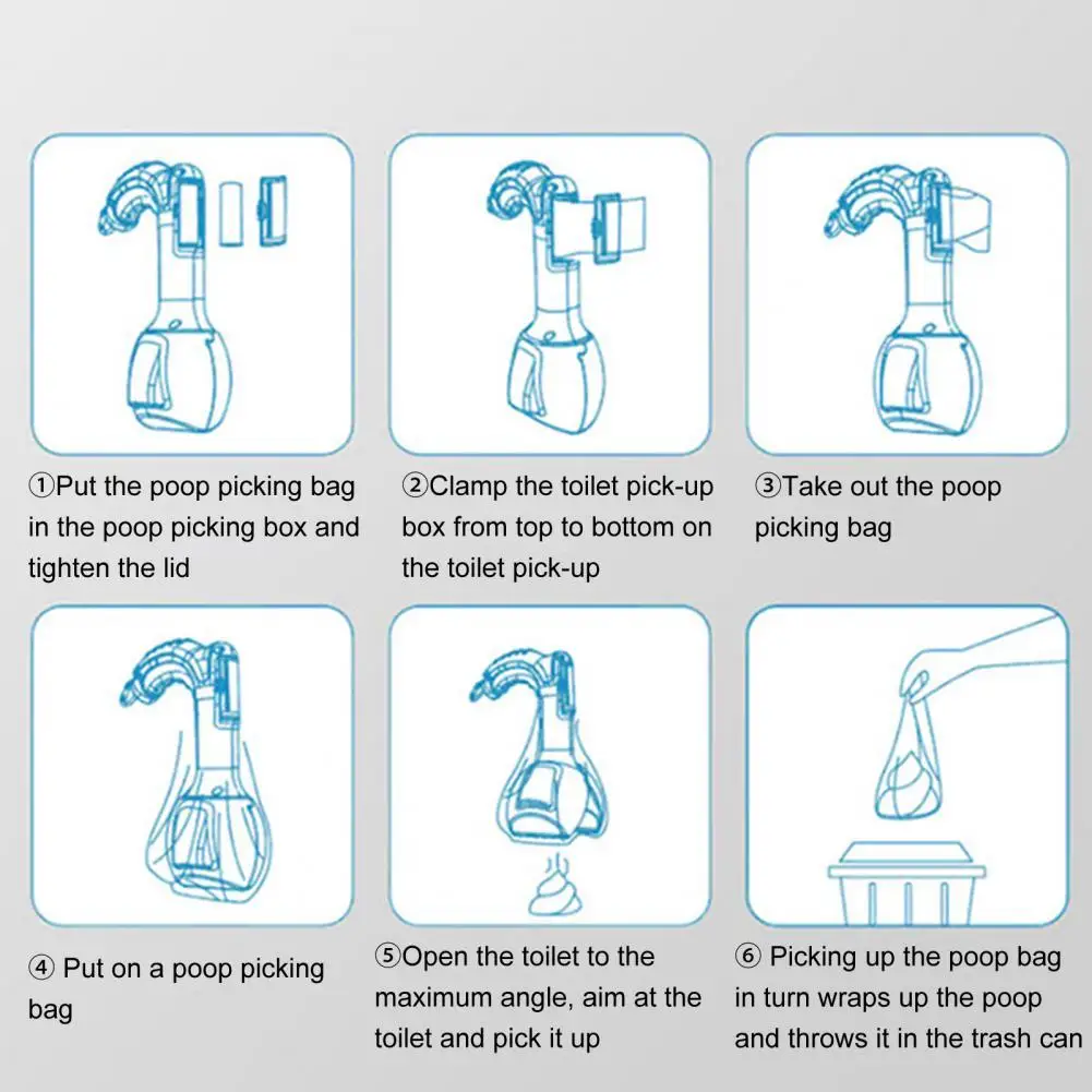 

Multi-use Animal Waste Pooper Scooper Pooper Scooper Portable Easy Cleaning