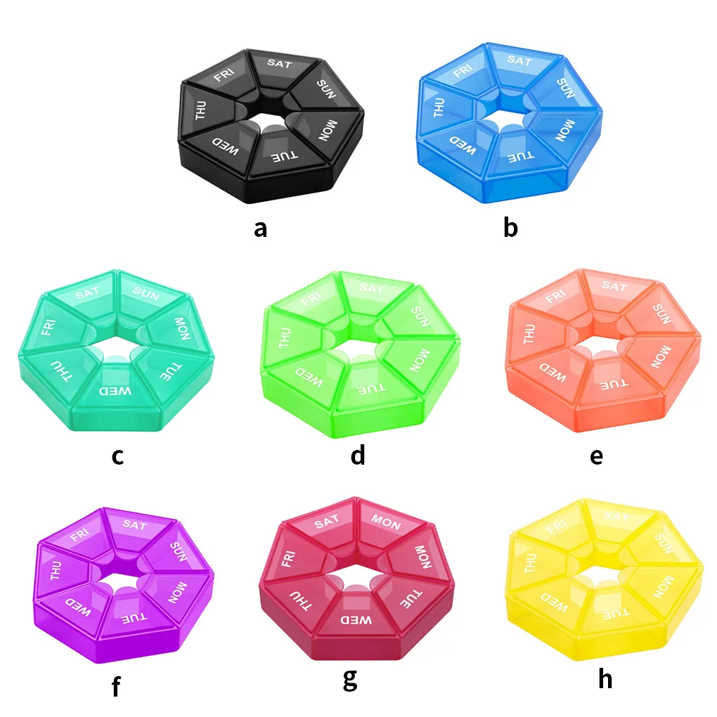 2 шт./компл. таблетки Организатор Портативный Еда Класс медицинский ящик для
