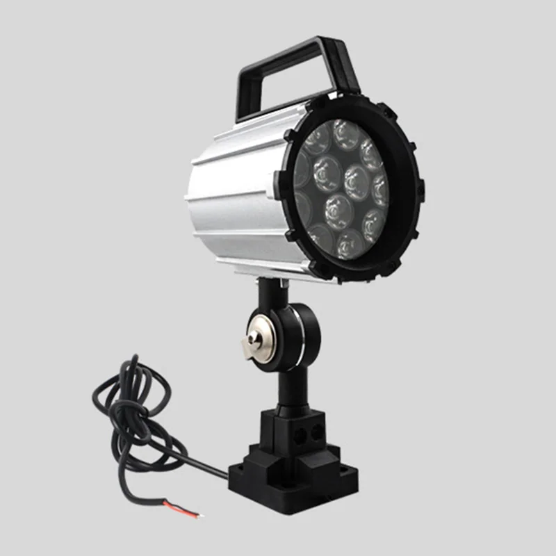 Короткий ручной светодиодный рабочий свет 12 Вт 24 В ~ 36 алюминиевый сплав