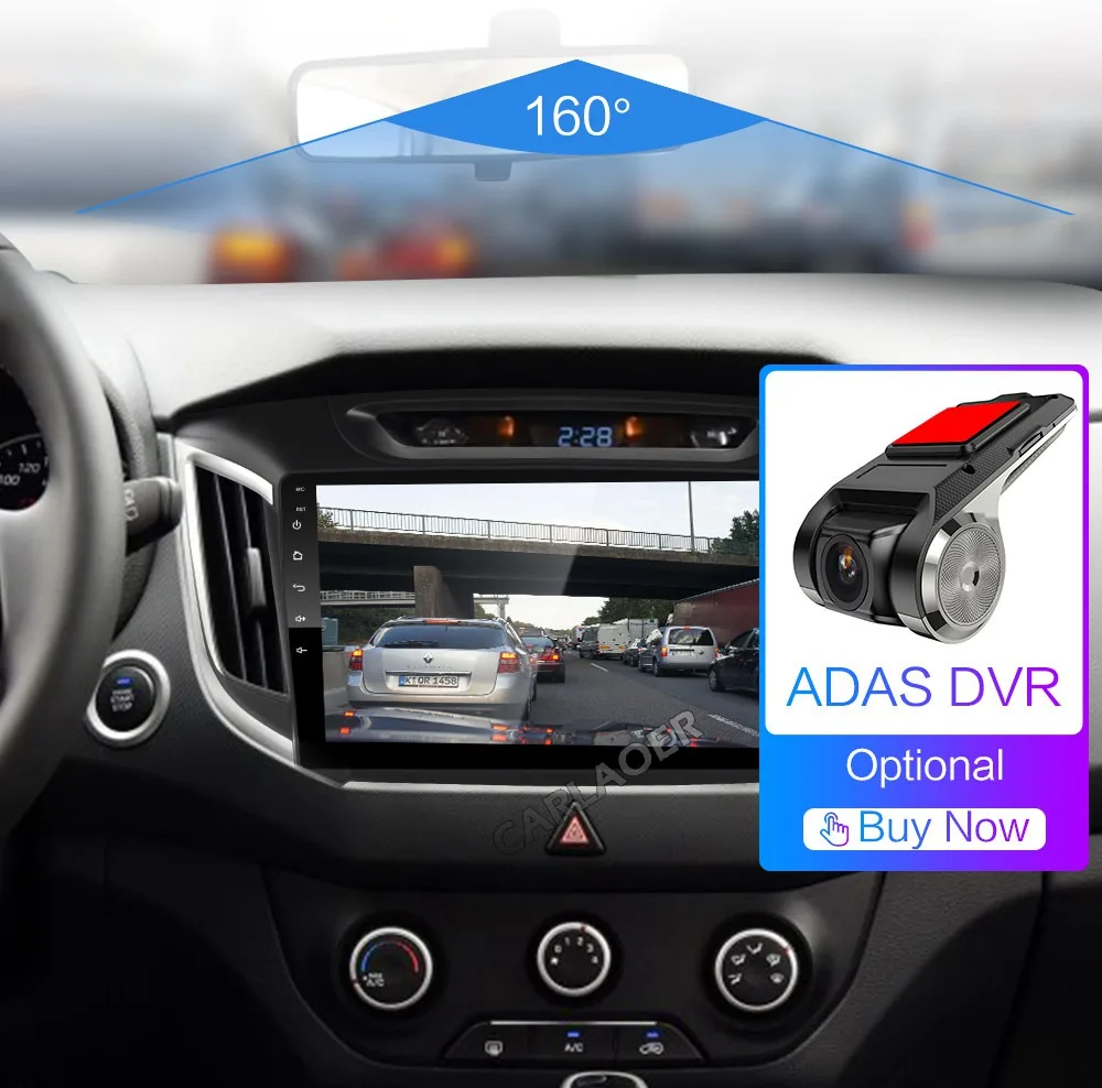 2 Din Android 8,1 автомобильный Радио мультимедийный плеер gps навигация для hyundai ix25 creta- 2 Гб ram 32 ГБ rom 2din видео плеер