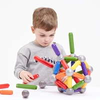 large magnet toy sticks metal balls magnetic building blocks construction toys for baby designer educational toy for children