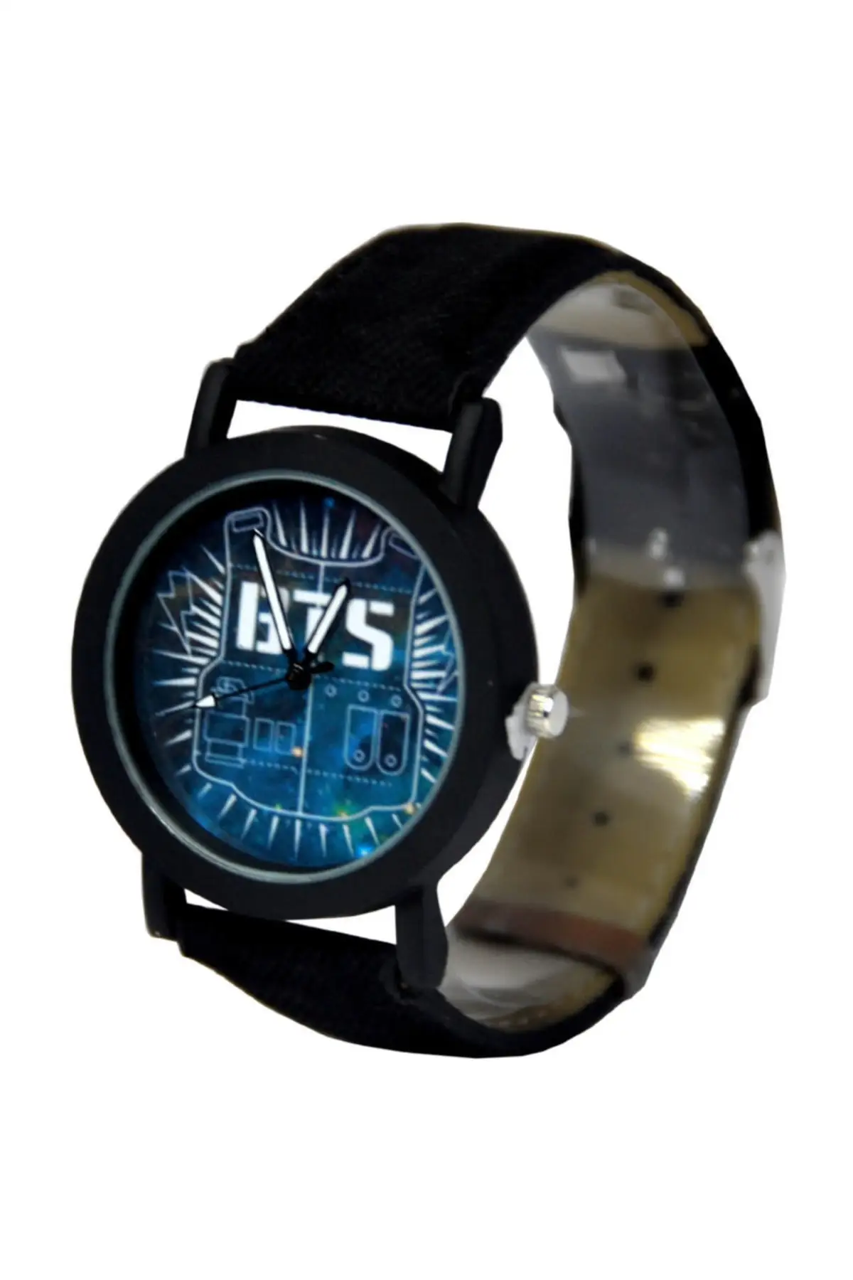 

Bts Army Blue Watchband Unisex Wristwatch 4 Stylish Design Wristwatches Gift for Teens Anolog Classic Watches