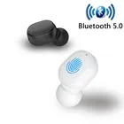 Миниатюрные наушники-вкладыши Bluetooth 5,0, гарнитура с сенсорным управлением и микрофоном, спортивные наушники-вкладыши, Беспроводные Hi-Fi наушники-вкладыши для xiaomi