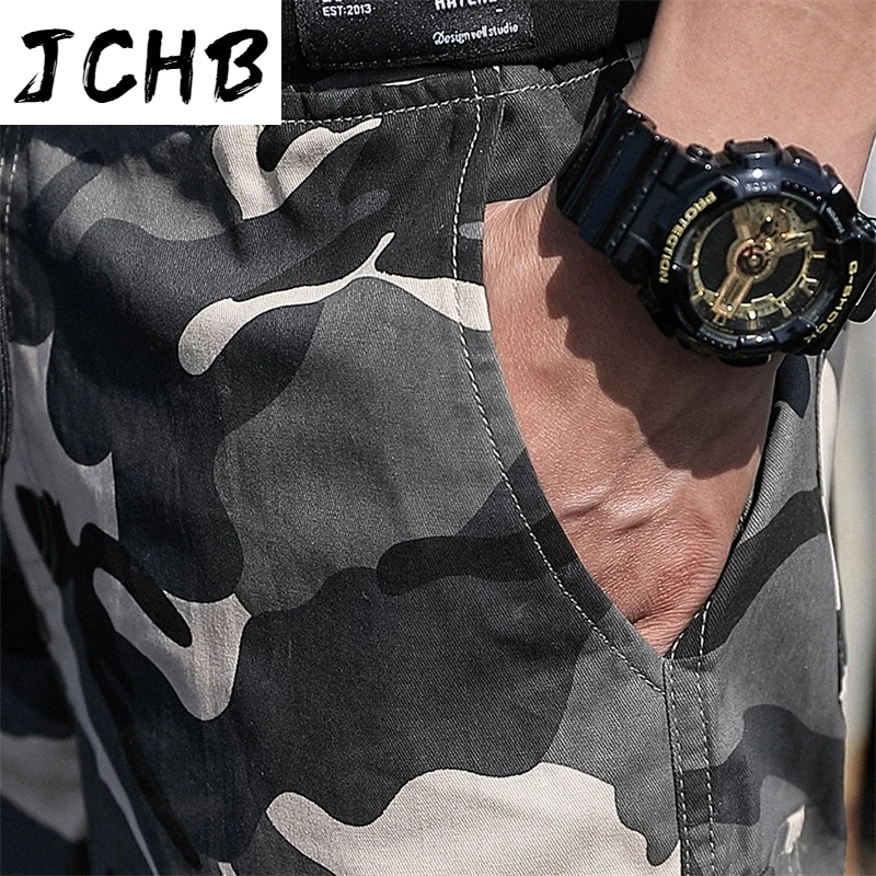 

Wholesale 2021 Price Men's Cotton Cargo Short Pants Camouflage Belts Shorts Multi-Pocket Good Quality Plus size S-7XL