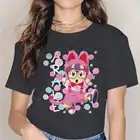 Женские рубашки с рисунком Arale and Poop, свободная винтажная Женская одежда с японской мангой, повседневные женские блузы в стиле Харадзюку