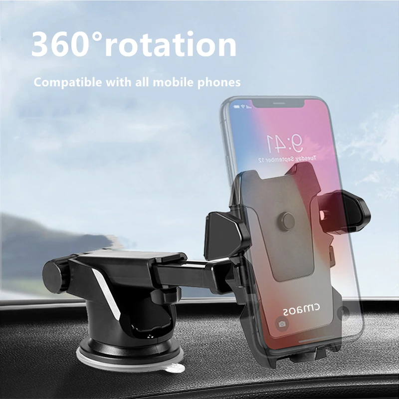 Автомобильный держатель для телефона на присоске подставка с креплением GPS
