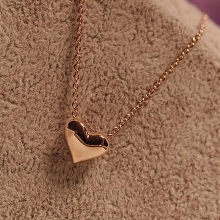 

2020 Новая женская подвеска модное ожерелье с сердцем короткая золотая цепочка ожерелье с кулоном Ожерелье очаровательные подарки для подру...