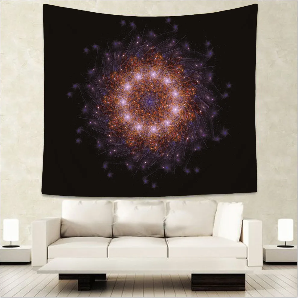 Коврик для йоги в стиле Будды индийский гобелен хиппи мандала подвесное богемное