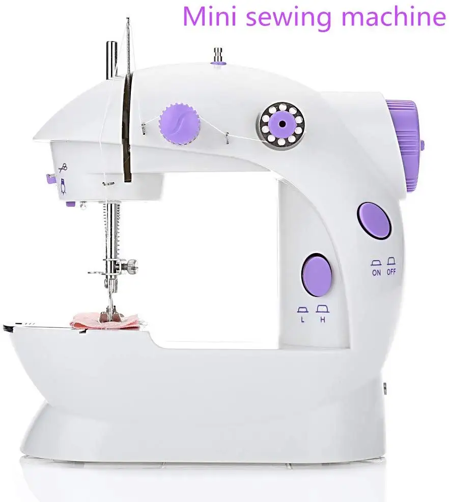 Мини швейная машинка с лампой Настольная бытовая регулировкой скорости