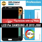 100% Оригинальный 5,0 ''дисплей для Samsung Galaxy J5 2015 J500 J500FN J500F ЖК-дисплей с сенсорным экраном дигитайзер Запасные части + Сервисный пакет