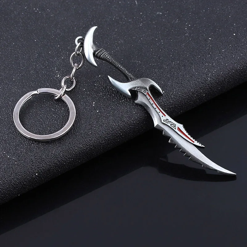 The Elder Scrolls Daedric Sword Keychain Morrowind Dinosaur Fly Dragon Metal Weapon Model For Men Souvenir Jewelry Gift | Украшения и