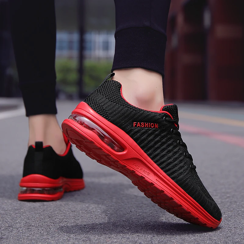 

46 Women Men flat cushion Sneakers Breathable Running Shoes Sport Fashion Comfortable Casual Couples Salomones Gym Zapatos Mujer