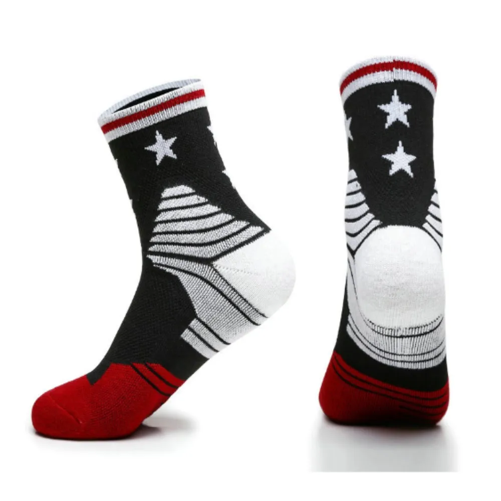 Профессиональные носки для бега хлопковые толстые мужские спортивные