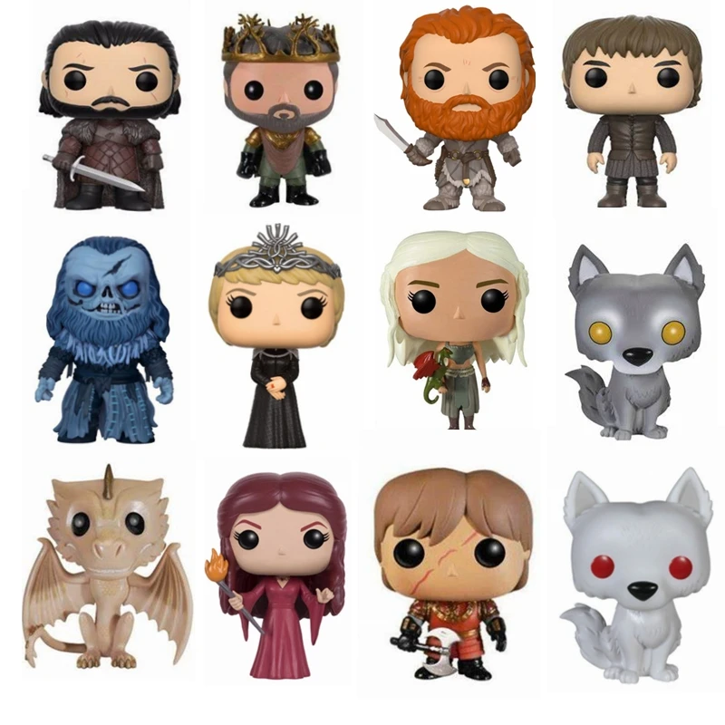 Экшн игра из толпы Робб Старк Джон Сноу серый ветер Дейнерис Ренли YGRITTE модели