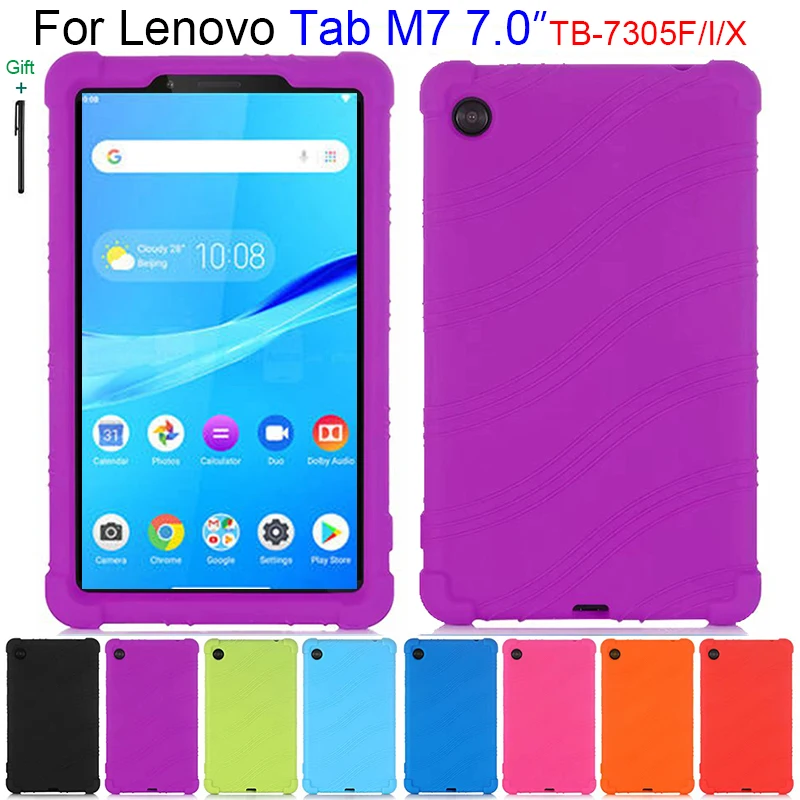 

Silicone Case for Lenovo Tab M7 7.0 inch TB-7305F TB-7305X TB-7305i Tablet Safe Soft Capa Cover Funda Shell for Kids