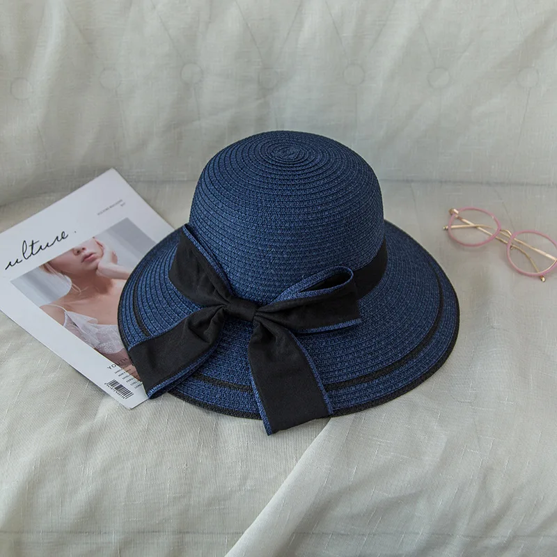 

Fashion bow beach holiday straw hat Beach Hat