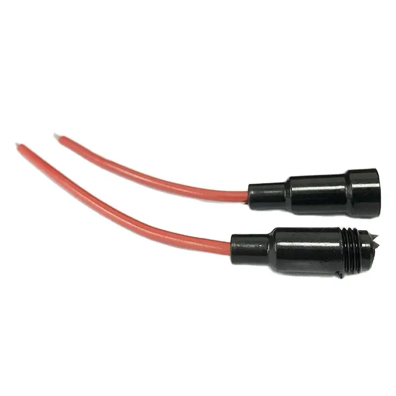 10 шт. автомобильный держатель предохранителя черный красный пластиковый винт с