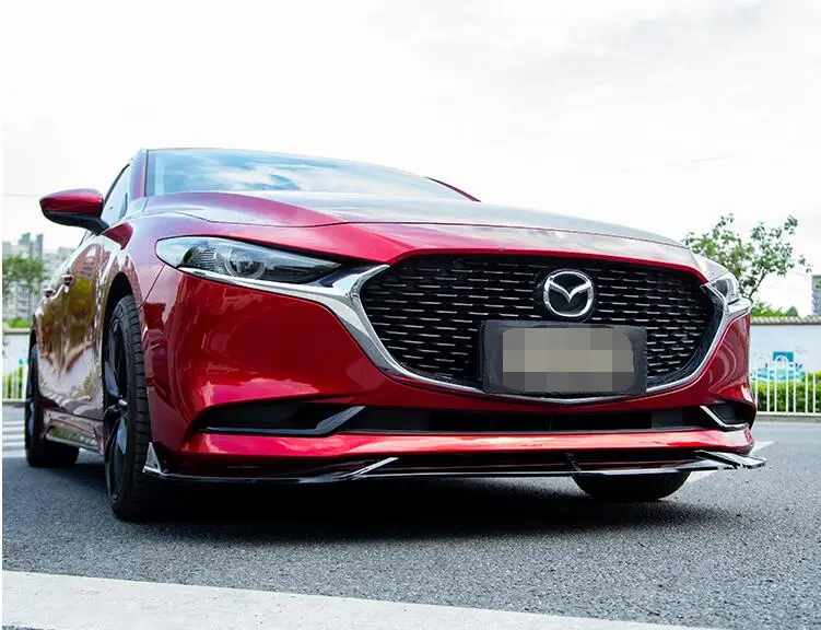 Для Mazda 3 Axela Body kit спойлер 2020-2021 ABS задний передний бампер диффузор защитные